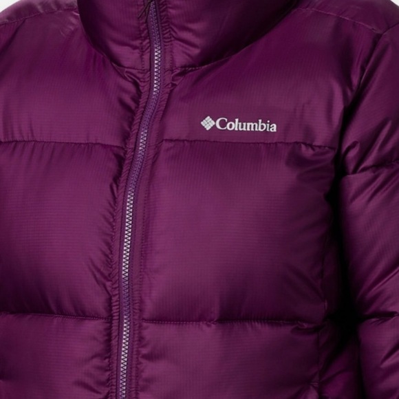 Womens Columbia Purple Puffer Jacket - Picture 3 of 16